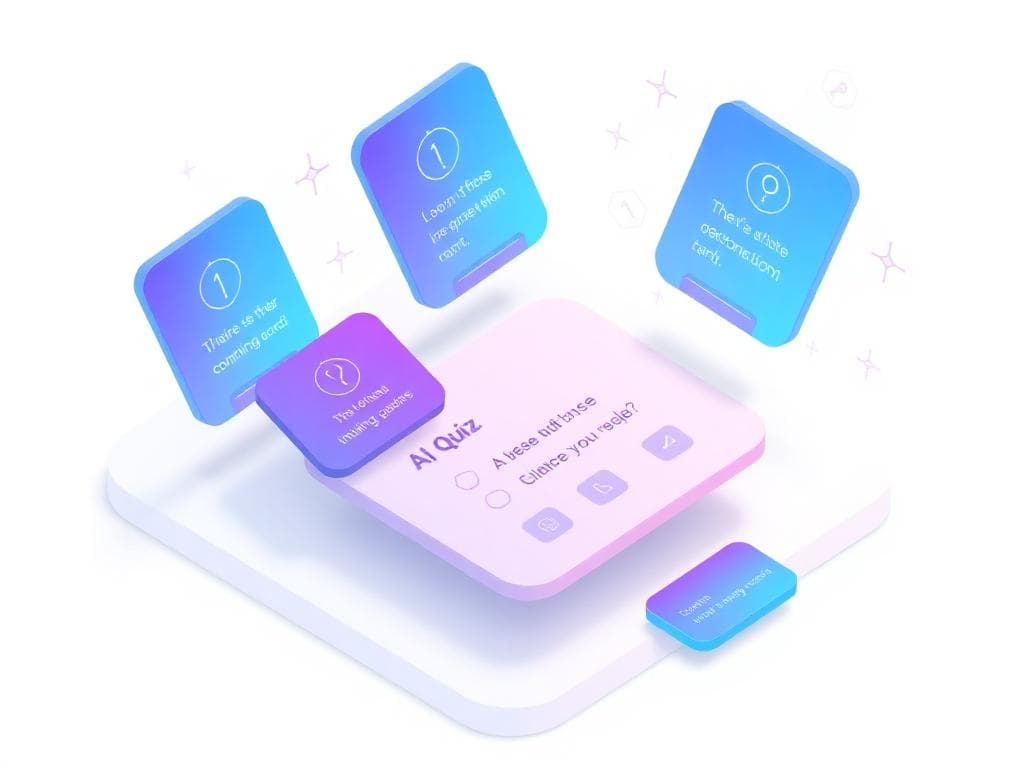 AI quiz generation